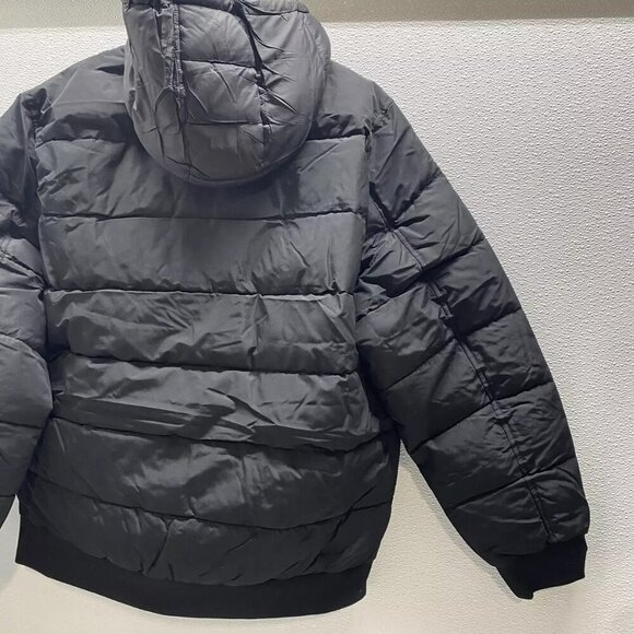 NEW MICHAEL KORS Mens Clarkson Packable Quilted Hooded Jacket Size XL Black - Picture 3 of 11